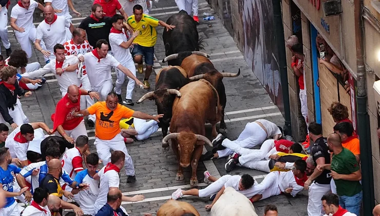 Almost 60 people gored or bruised during Spain’s famed San Fermín bull runs