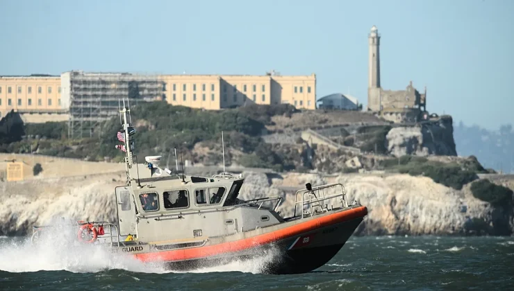 One dead and three missing after boat sinks near San Francisco’s Alcatraz prison island