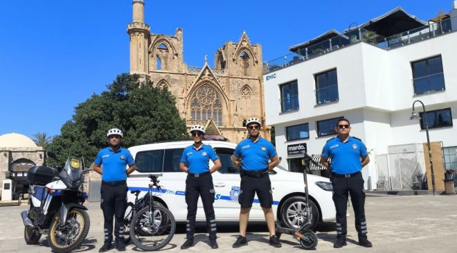 Turizm polisi uygulaması Gazimağusa’da da başladı