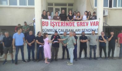 GÜÇ-SEN, Gazimağusa Limanı’nda iki saatlik uyarı grevi yaptı