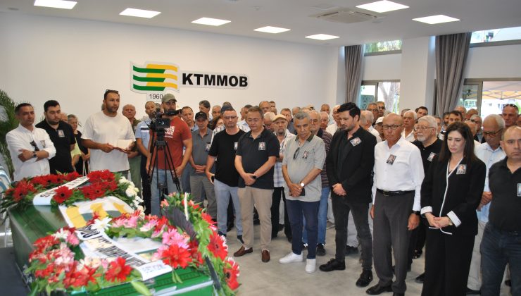 KTMMOB önceki genel başkanlarından Bektaş Göze son yolculuğuna uğurlandı