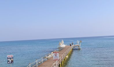 Antis Halk Plajı iskelesi hizmete açıldı
