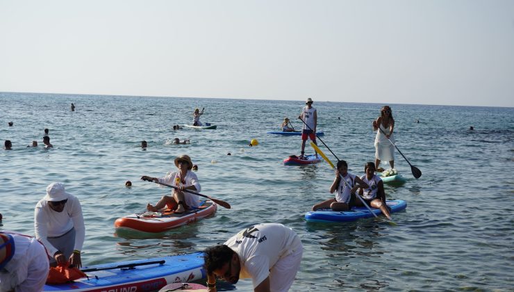 “Karaoğlanoğlu Spor Oyunları ve Deniz Şenliği” sürüyor