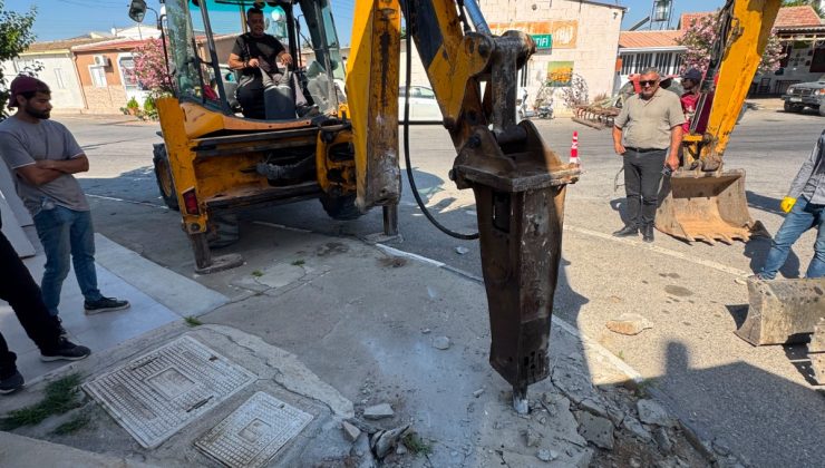 Mesarya Belediyesi, İnönü’de altyapı ve üstyapı çalışmalarına başladı