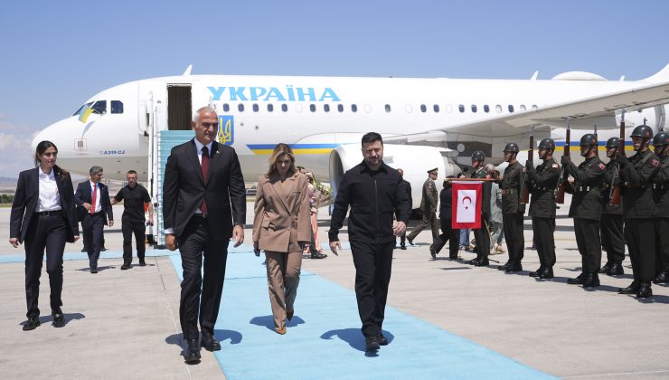 Ukrayna Devlet Başkanı Zelenskiy Ankara’ya geldi
