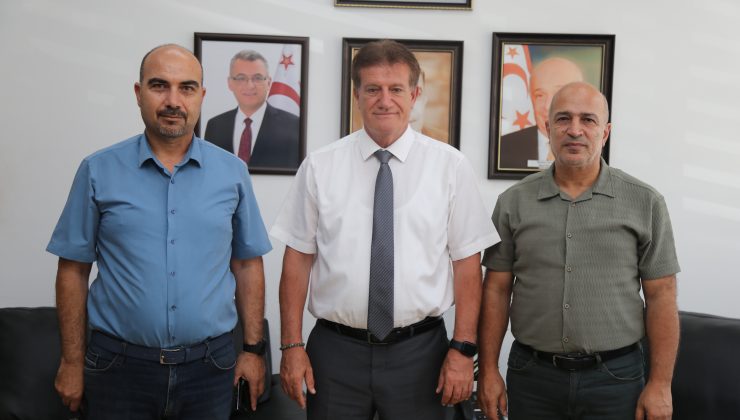 Arıklı KKTC Kickboks ve Muaythai Federasyonu yetkililerini kabul etti