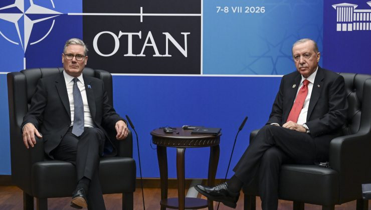 Erdoğan, Starmer ile görüştü