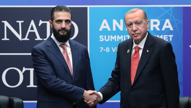 Erdoğan, Şara ile bir araya geldi