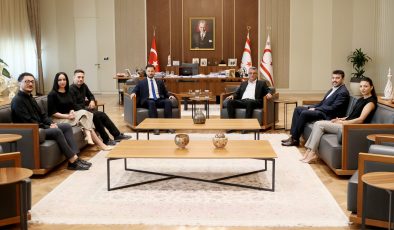 Mimarlar Odası yönetimi Erhürman’ı ziyaret etti