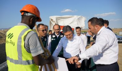 Çavuş ve Yumaklı, Mesarya Ovası Sulaması Ana İletim Hattı Projesi kapsamında yürütülen çalışmaları yerinde inceledi
