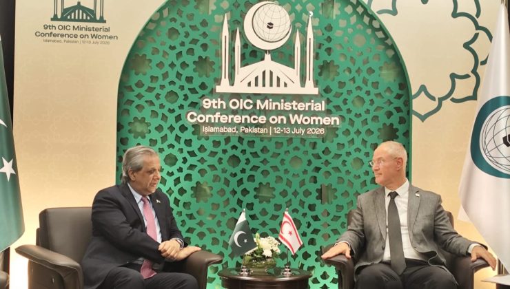 Hasipoğlu, Pakistan Adalet ve İnsan Hakları Bakanı Tarar ile görüştü