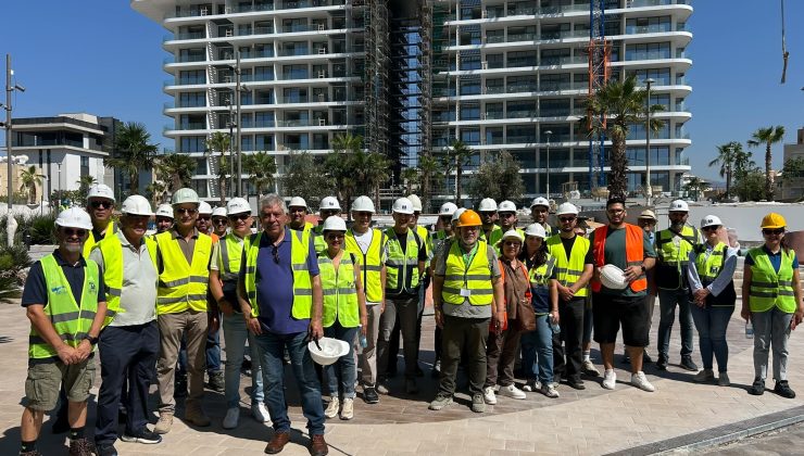 KTMMOB İnşaat Mühendisleri Odası Mehmet Göze (Asi) anısına iki toplumlu teknik gezi düzenledi