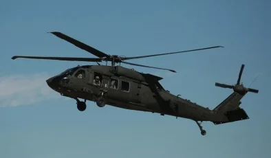 ABD’de askeri helikopter Washington’a acil iniş yaptı