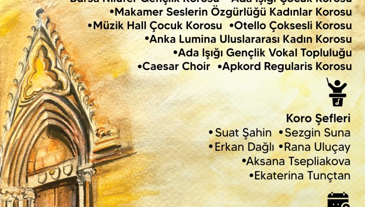 “Korolar Buluşuyor 3”, cuma akşamı Namık Kemal Meydanı’nda müzikseverlerle buluşacak
