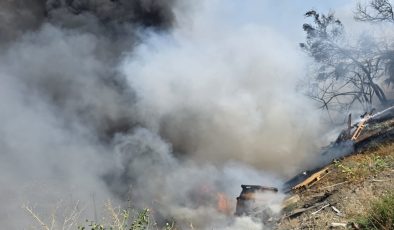 Lefkoşa ve Hamitköy’de yangın…
