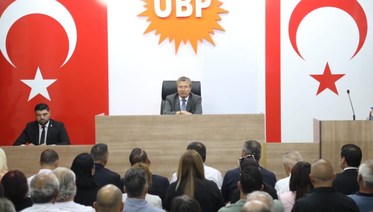 UBP MYK toplandı… İki seçimin bir arada yapılması ve karma oyun kaldırılması kararı alındı