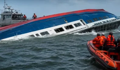 Guyana açıklarında 116 yolcuyu taşıyan feribot alabora oldu