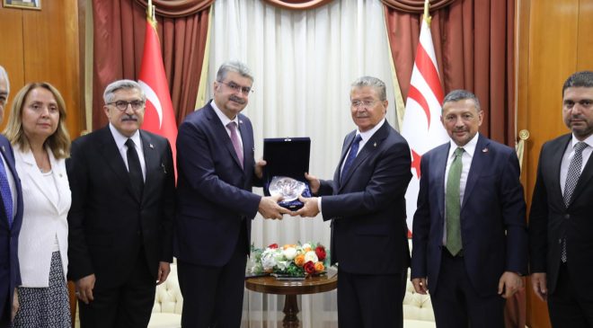 Başbakan Üstel, Türkiye-KKTC Parlamentolar Arası Dostluk Grubu’nu kabul etti