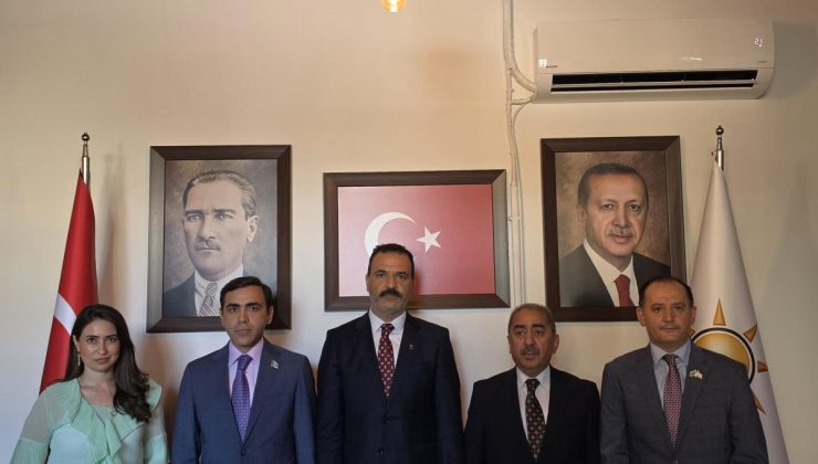 Yeni Azerbaycan Partisi heyetinden AK Parti KKTC Temsilciliğine ziyaret