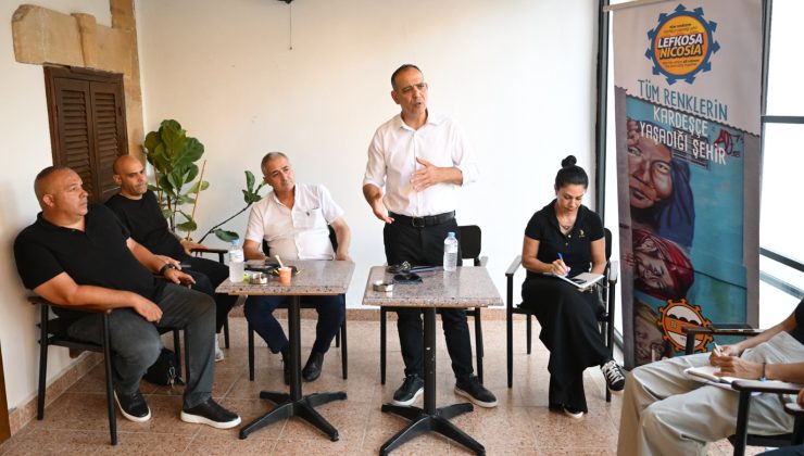 LTB Başkanı Harmancı, Zahra Sokak esnafı ile bir araya geldi