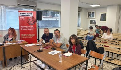 Bağımsızlık Yolu, Atina’da düzenlenen Uluslararası Savaş Karşıtı Konferansı’na katıldı