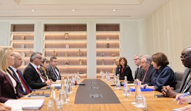 Erhürman, Guterres’le görüşmesinde vurguladı: “Çabalarınızı güçlü şekilde destekliyoruz”