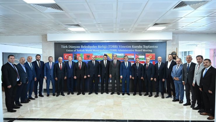 Özçınar, Türk Dünyası Belediyeler Birliği Yönetim Kurulu Toplantısı’na katıldı