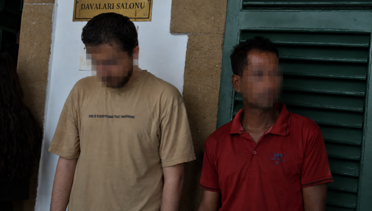 Lefkoşa’da meydana gelen “Derbeder Şahıs” suçundan tutuklanan O. G. ile E. R. mahkemeye çıkarıldı.
