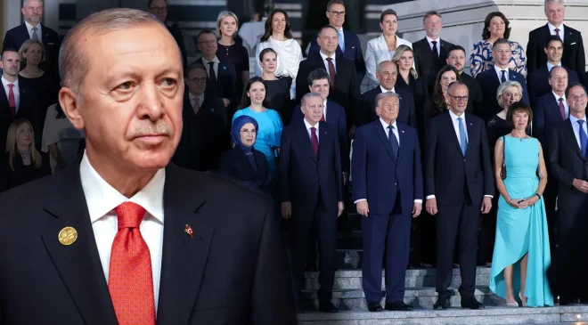 Cumhurbaşkanı Erdoğan’dan NATO liderlerine sürpriz hediye! İngiltere Başbakanı Starmer ülkesine götüremedi
