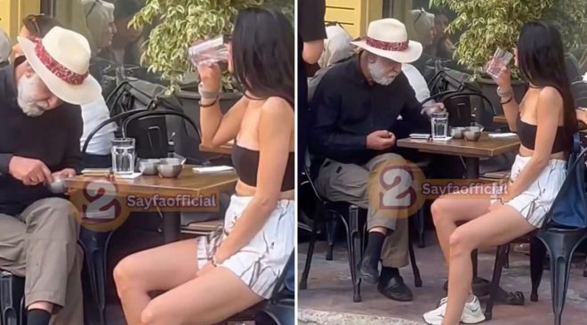 Genç kadınla yakalanan Muhammed Cangören, muhabirin sorusuna kızdı