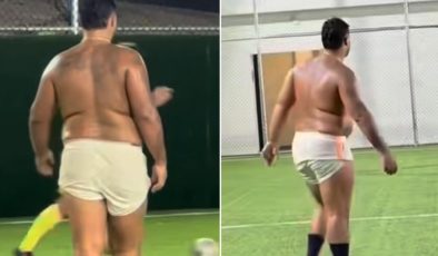 Halı sahada görüntülenen Lvbel C5’in son hali dikkat çekti