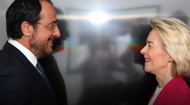 Hristodulidis’in Von der Leyen’le görüşmesi Rum basınında