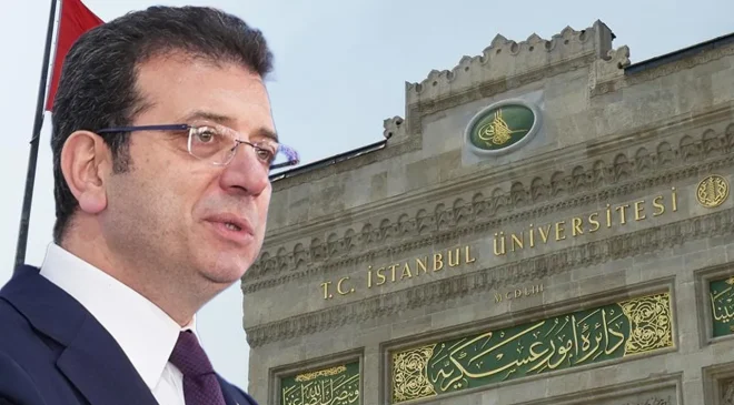İstanbul Üniversitesi’nden İmamoğlu’nun iddialarına cevap!