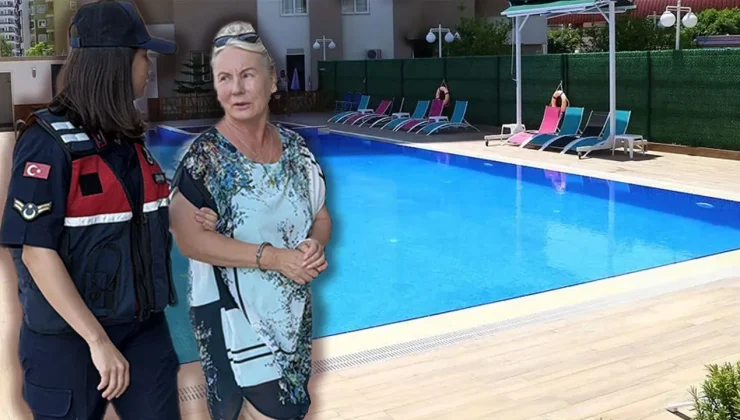 Kız çocuğunun haşema ile havuza girmesini engelledi!
