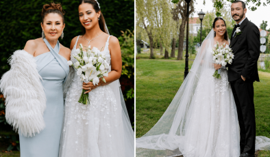 Nilüfer ve Reha Muhtar’ın kızı Ayşe Nazlı dünyaevine girdi