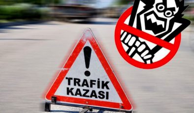 Alkollü ve sigortasız araç kullanan polis zincirleme kazaya neden oldu