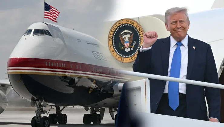 Trump’ın yeni makam uçağının ilk yurt dışı sınavı Türkiye oldu! İşte Ankara’ya inen Air Force One’ın ilginç detayları