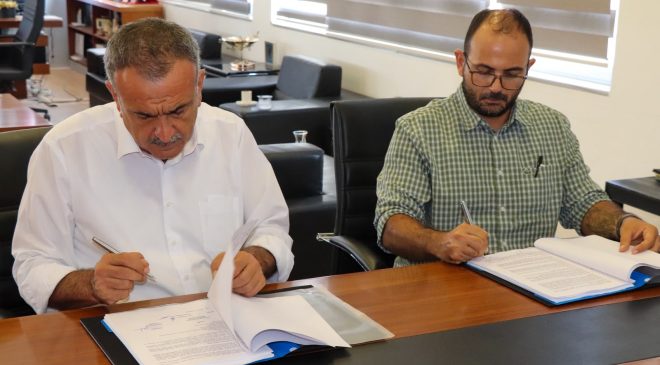 Gazimağusa Belediyesi 89 araçlık otopark yapımı için mukavele imzaladı