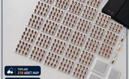 Tasarrufunda 218 yeşil reçeteli hap bulunan iki kişi tutuklandı