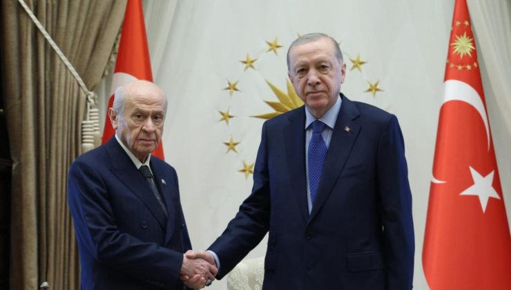 Erdoğan, Bahçeli’yi kabul etti