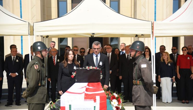 Şemsi Kazım Erkman için Cumhuriyet Meclisi’nde tören düzenlendi