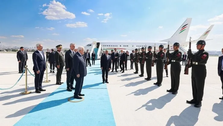 Filistin Devlet Başkanı Abbas, resmi temaslarda bulunmak üzere Ankara’da