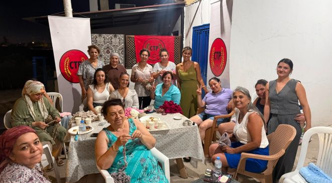 CTP Kadın Örgütü “Hayaller Örülür” Projesi’nin ilk buluşması Haspolat’ta düzenlendi