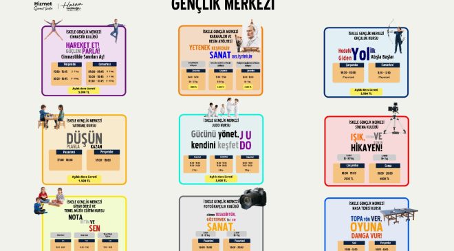 İskele Gençlik Merkezi’nde kurs ve kulüp kayıtları başladı