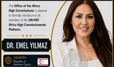 Akademisyen Yılmaz, UN-PAF Africa ve IYDEF-PEF tarafından Barış Elçisi olarak görevlendirildi