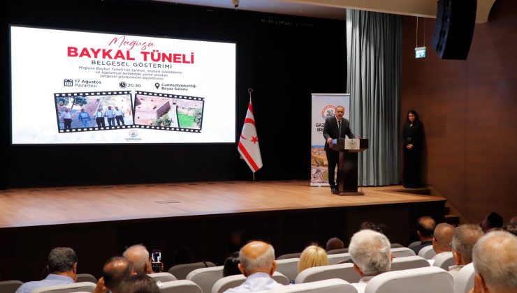 “Mağusa Baykal Tüneli” belgeselinin lansmanı yapıldı