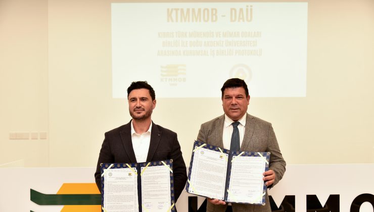 KTMMOB ve DAÜ arasında “Kurumsal İş Birliği Protokolü” imzalandı