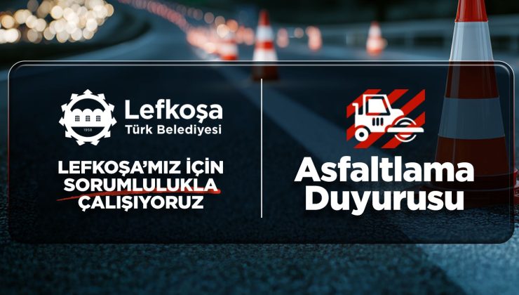 LTB, iki gün boyunca Şht. Mustafa Ruso Caddesi’nde asfaltlama yapacak