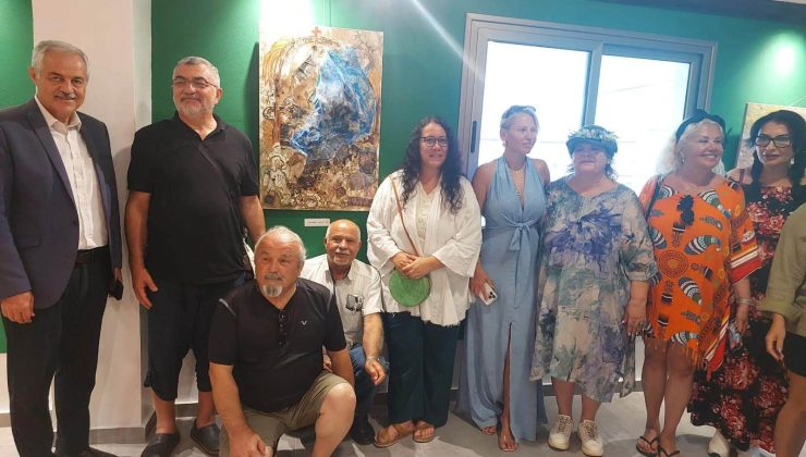 “Dünyada Barış Olsun” sergisi sanatçıları Tatlısu Belediyesine konuk oldu