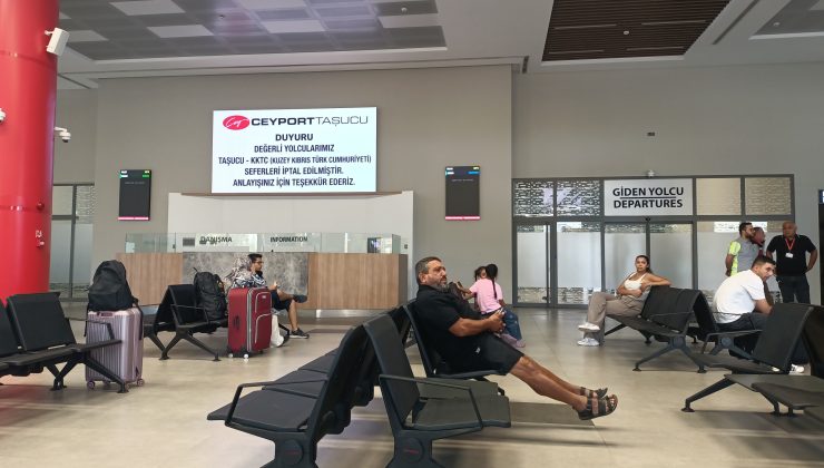 Mersin-Girne arasında denizden yolcu taşımacılığı yapılan seferler iptal edildi
